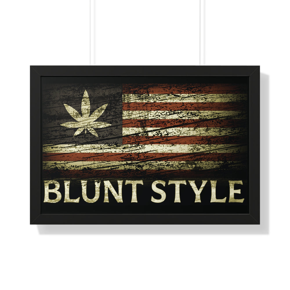 
                  
                    Blunt Style Logo Framed Poster
                  
                