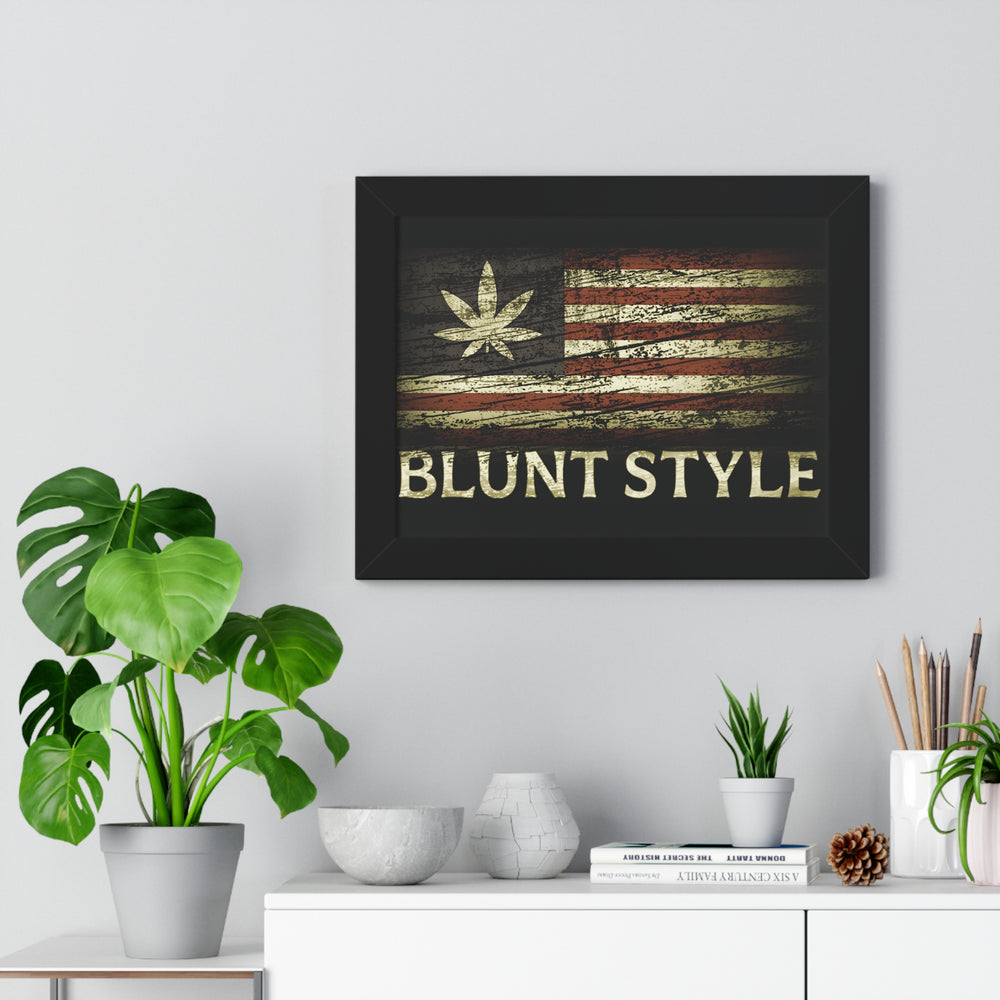 Blunt Style Logo Framed Poster