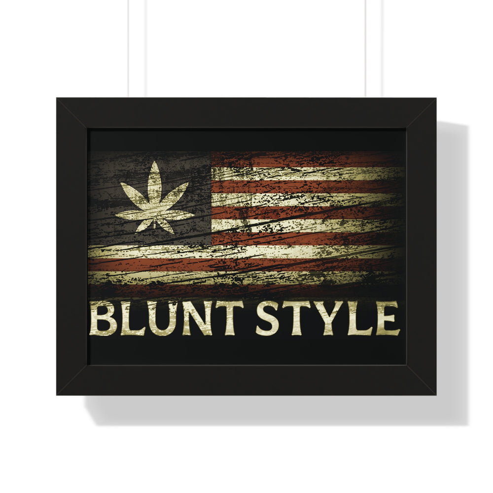 
                  
                    Blunt Style Logo Framed Poster
                  
                