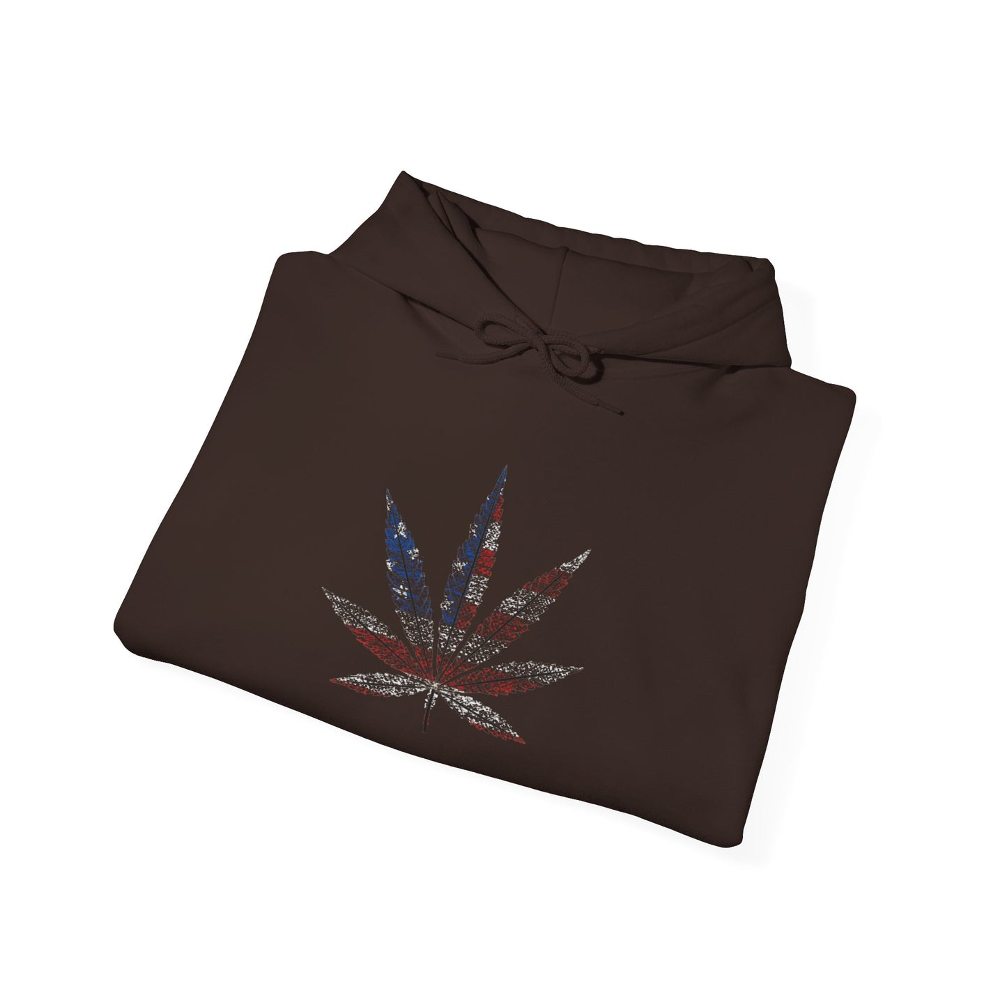 
                  
                    American Flag Cannabis Leaf Hoodie – Patriotic Marijuana Graphic Sweatshirt
                  
                